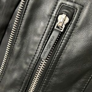 Karl Lagerfeld Paris genuine leather jacket